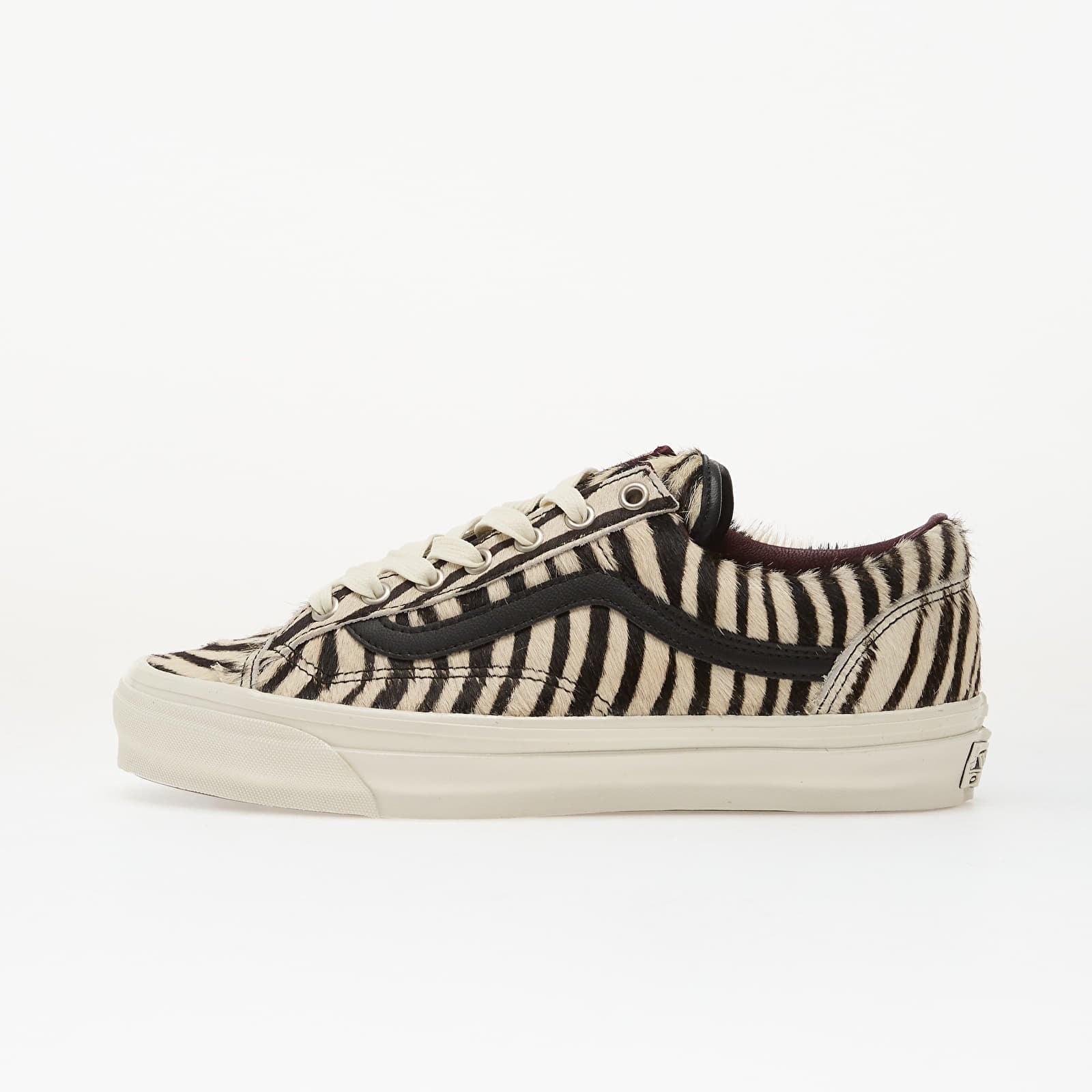 Old Skool Pony Hair Sneakers Zebra