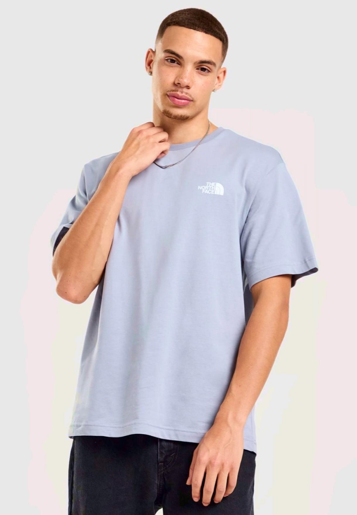 The North Face Mens Globe Reload Relaxed T Shirt in Cool Grey Jersey