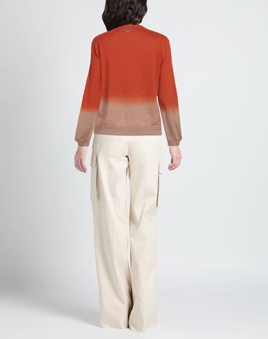 Archivio B Woman Sweater Orange Size XS Merino Wool