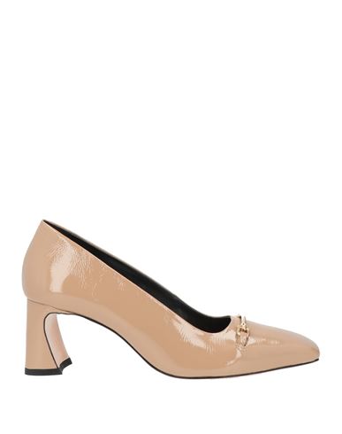 ) Woman Pumps Beige Size 8 Leather