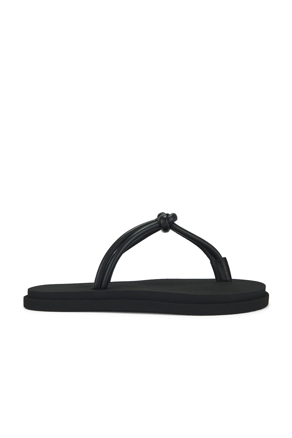 Emme Parsons Knot Pool Slide in Black Nappa - Black.  41 also in 35, 36, 37