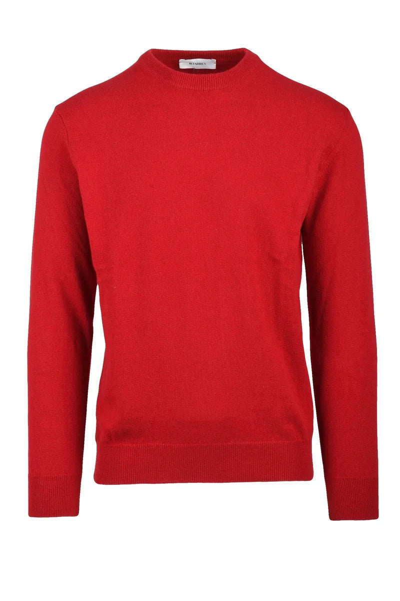 Red Cashmere Men's Crewneck Sweater