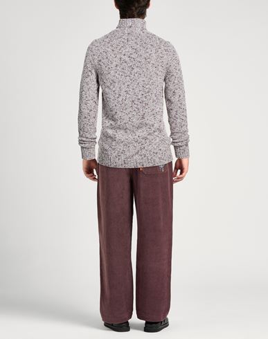Man Turtleneck Burgundy Size 36 Wool, Cotton, Polyamide