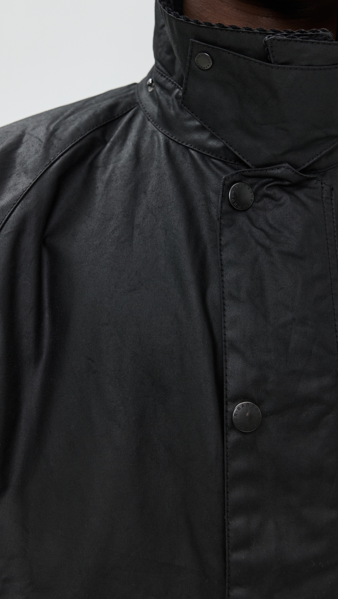 OS Transport Wax Jacket Black