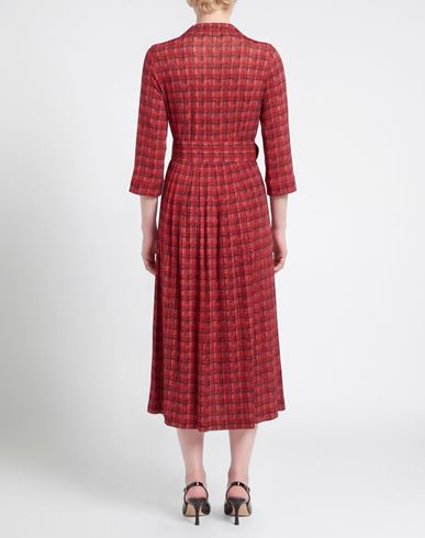 Woman Midi dress Red Size 4 Viscose, Elastane