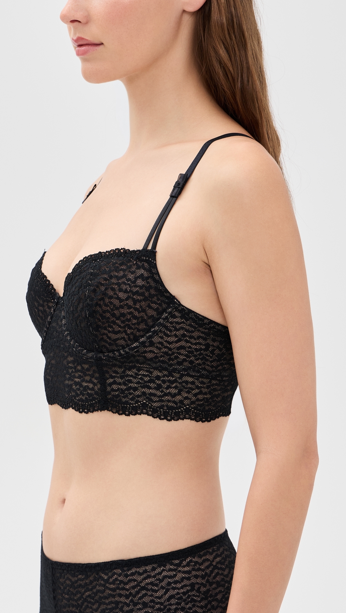 B. tempt'd by Wacoal Untamed Demi Longline Bralette Night
