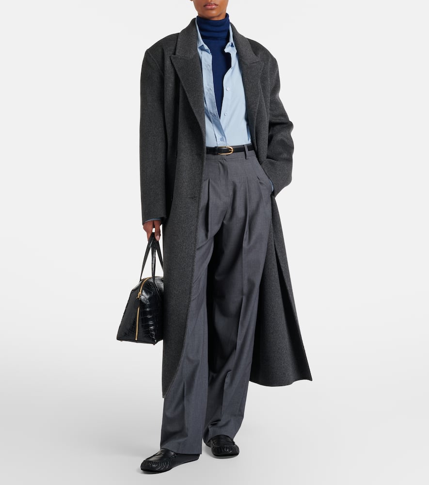 Utica wool and cotton turtleneck sweater