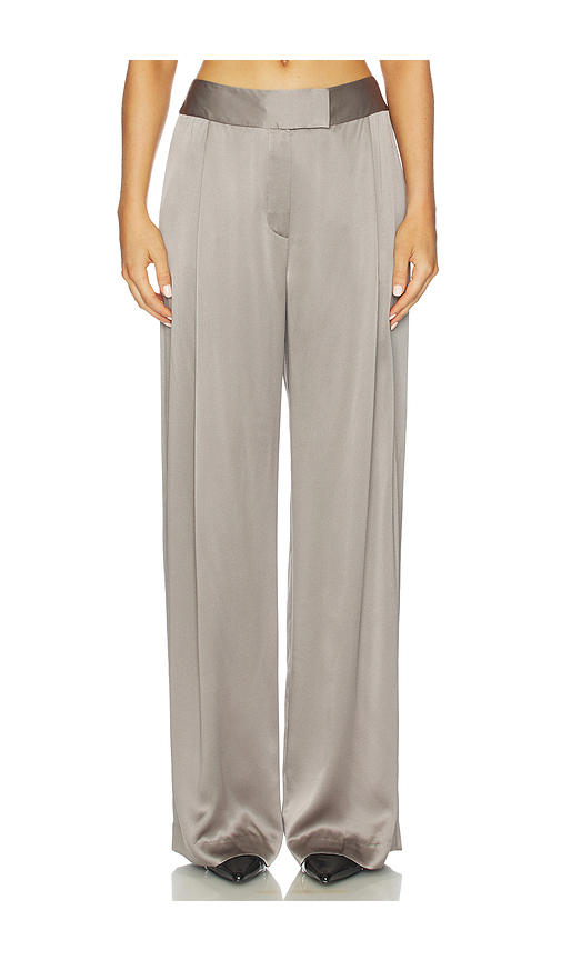 The Sei Relaxed Trouser in Blue. - 2 also