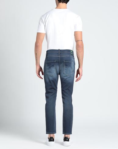 Man Pants Blue Size 30 Cotton, Elastane