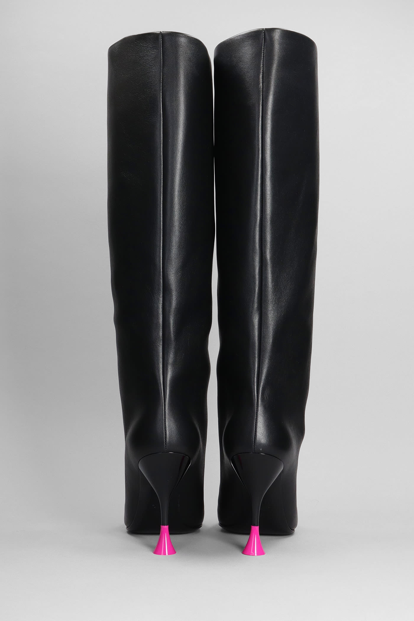 Agata 095 Boots In Black Leather