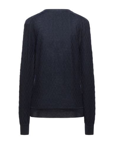 Woman Sweater Midnight blue Size 8 Wool, Viscose, Metallic Polyester