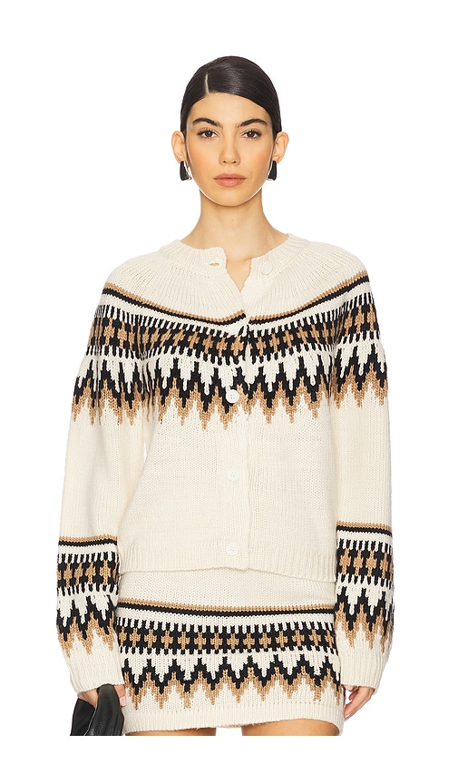 SEROYA Amaya Cardigan in Cream. - L also in