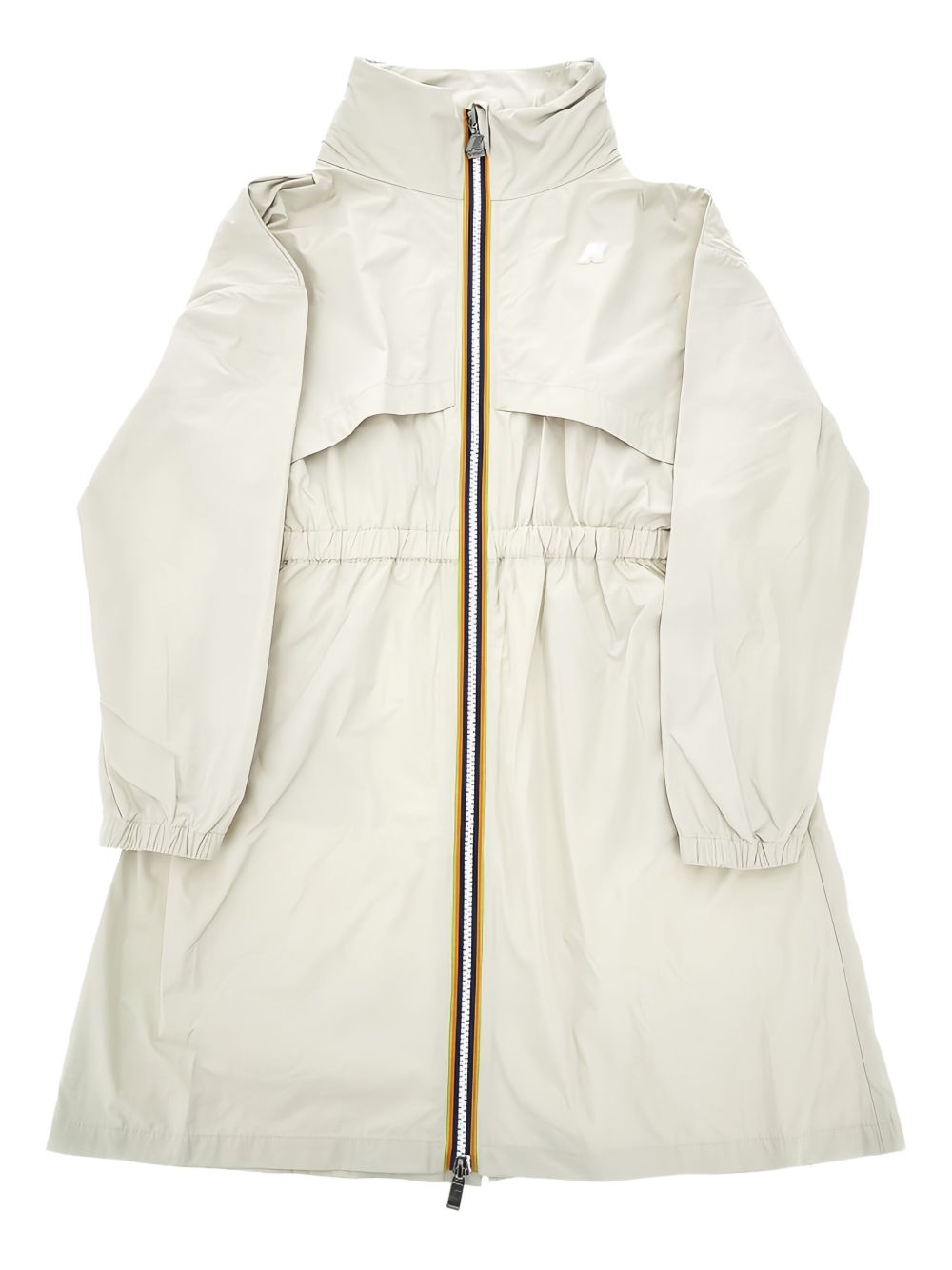 Aube zip-front drawstring-waist jacket - Neutrals