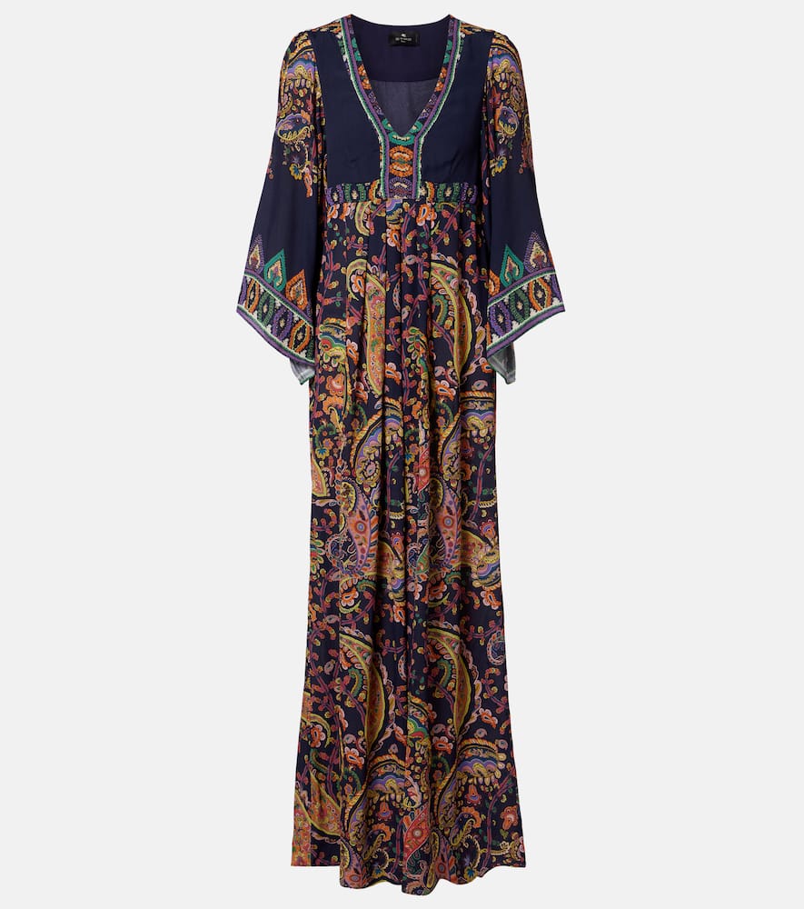 Paisley maxi dress