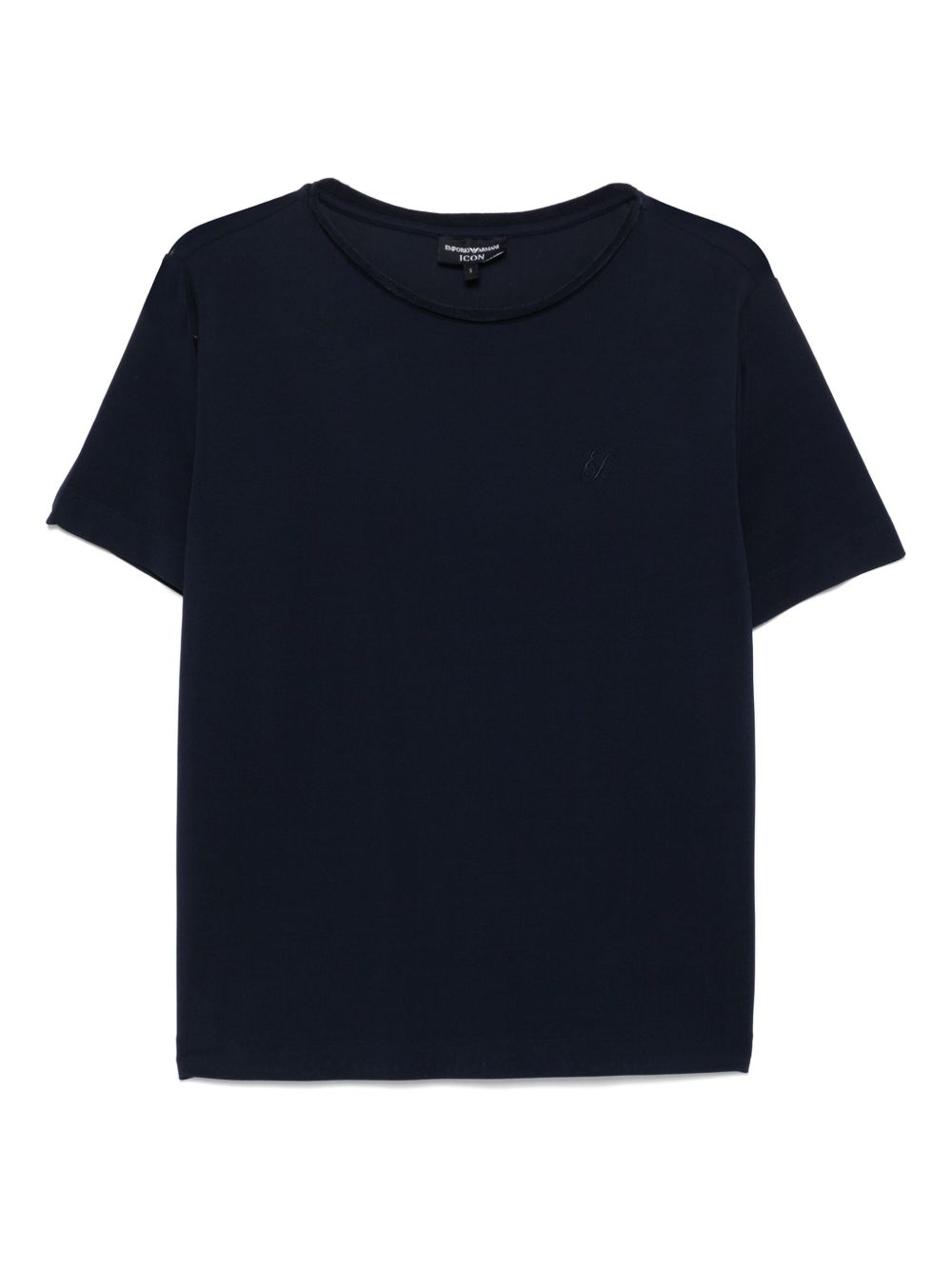 Emporio Armani logo-embroidered T-Shirt - Grey