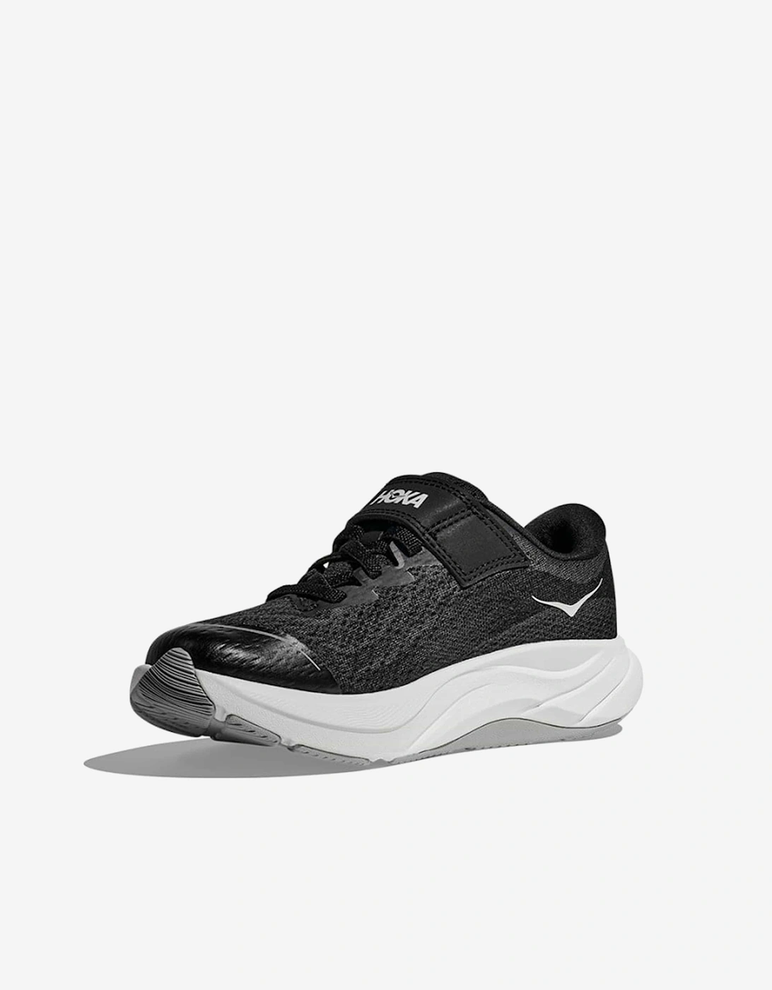 Girl's HOKA Kids Rincon 4 Trainers in Black