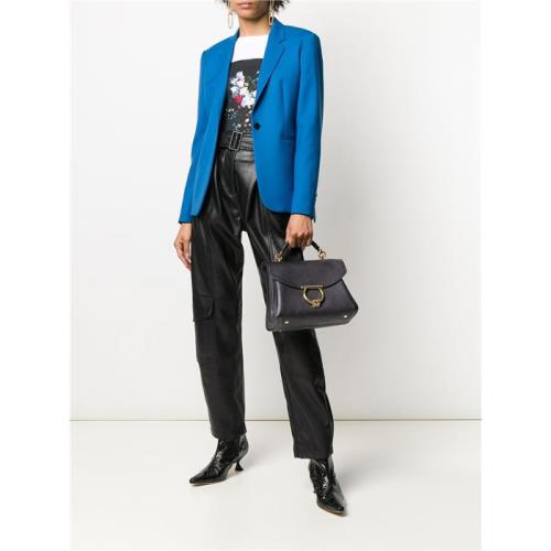 Gancini top-handle bag - Black