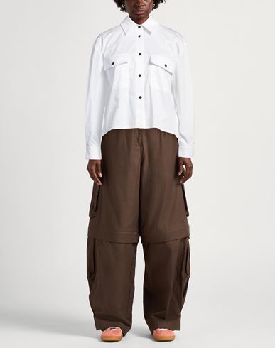 Woman Shirt White Size 6 Cotton, Polyamide, Elastane