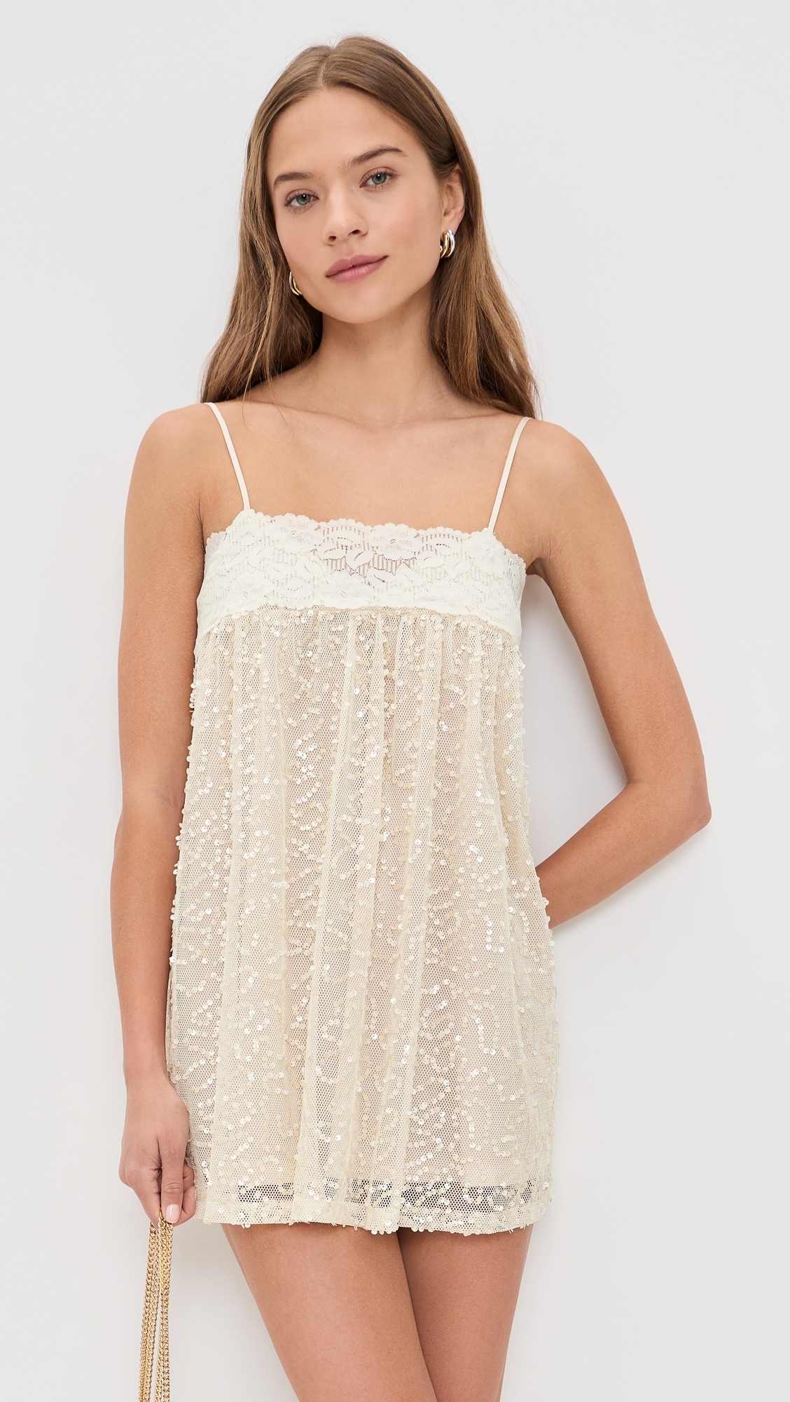 Sophia Dress Ivory Sequin
