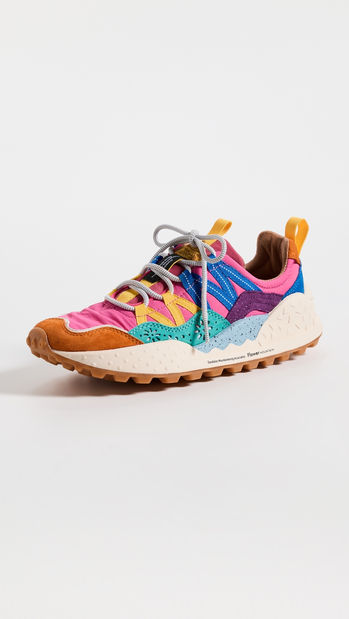 Washi Sneakers Orange-Green-Pink