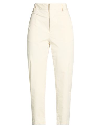 Woman Pants Ivory Size 4 Cotton, Polyester, Elastane