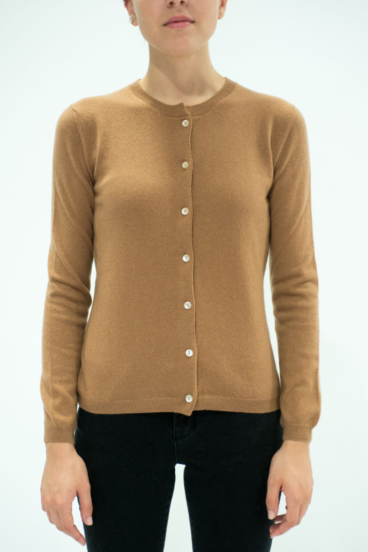 Light Brown cashmere cardigan