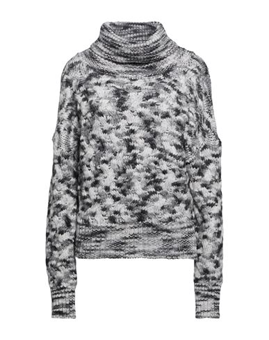 Woman Turtleneck Light grey Size L Wool, Polyamide
