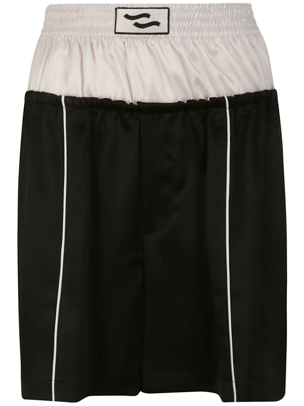 Pajino logo-appliqué shorts - Black