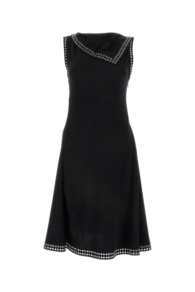 Black Satin Dress