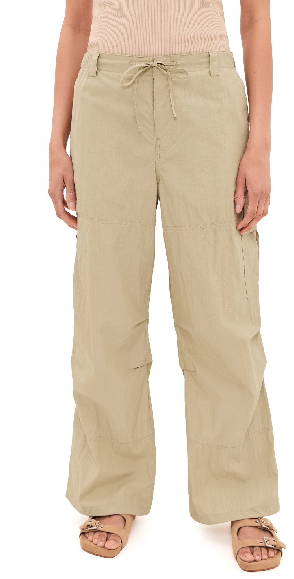Parachute Pants Beige