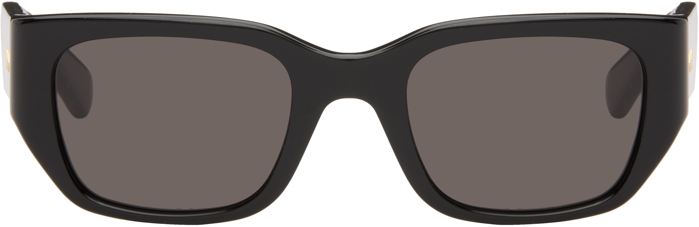 Black Intrecciato Square Sunglasses