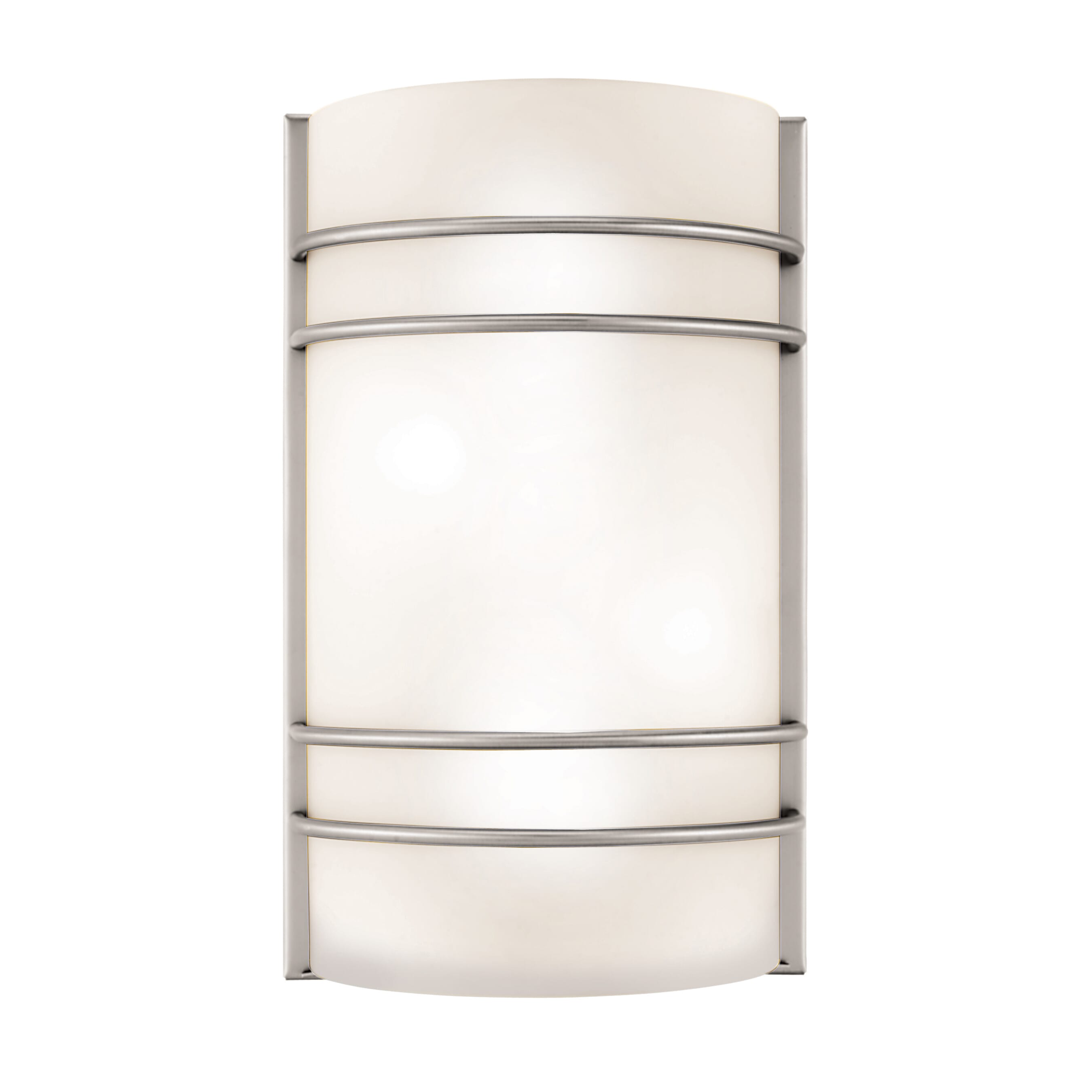 Access Artemis 2-Light Wall Sconce in Brushed Steel - 20416LEDDLP-BS/OP