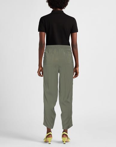 Woman Pants Military green Size S Viscose, Polyester