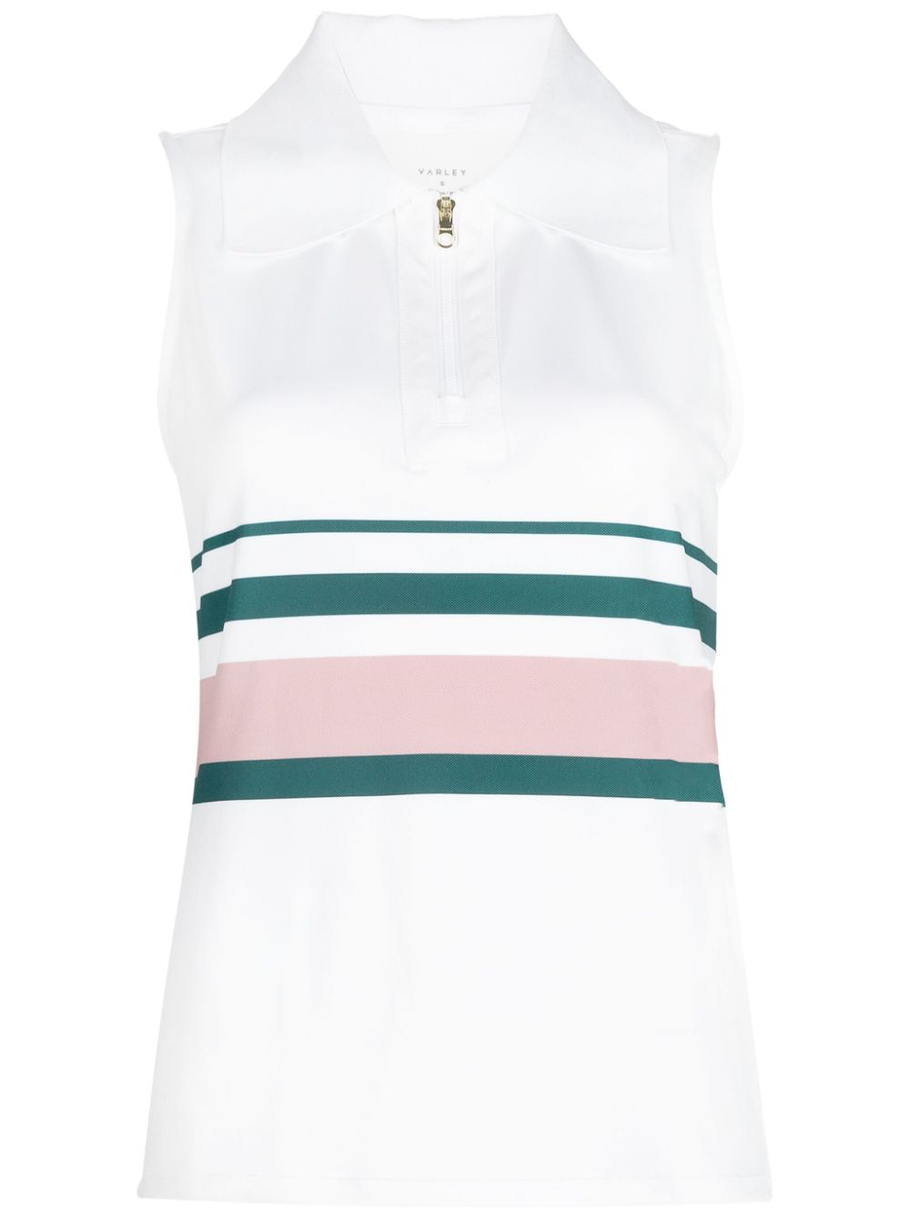 Darnell striped polo shirt - White