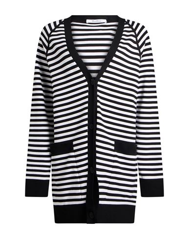 Woman Cardigan Black Size M Viscose, Polyester
