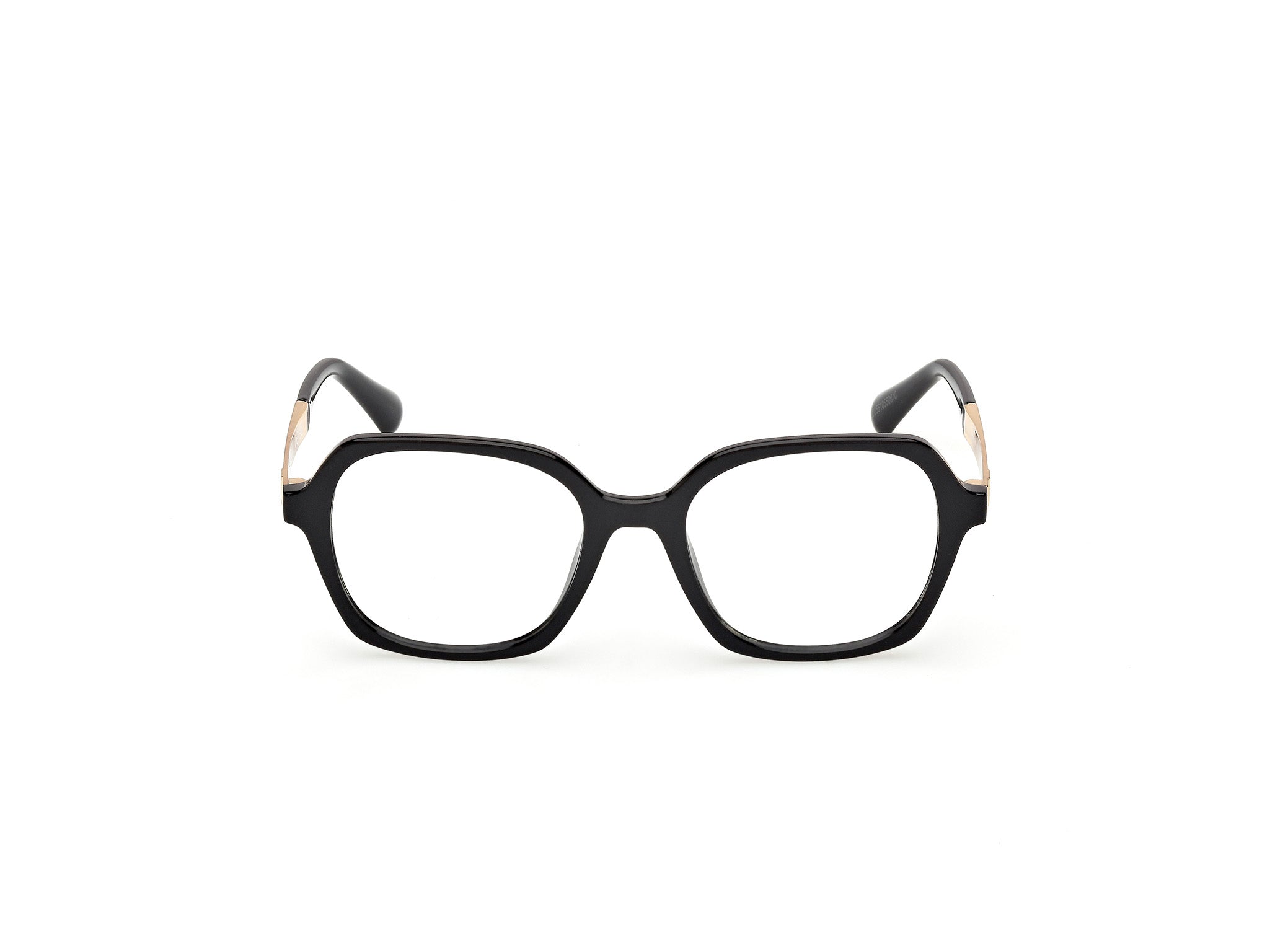 MAX&Co Mujer MAX&Co MO5190 001 Monturas ópticas Inyectado Negro Geométrico Norma