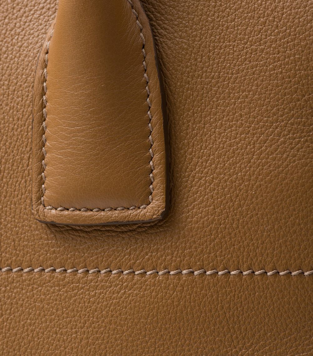 Medium Leather Top-Handle Bag