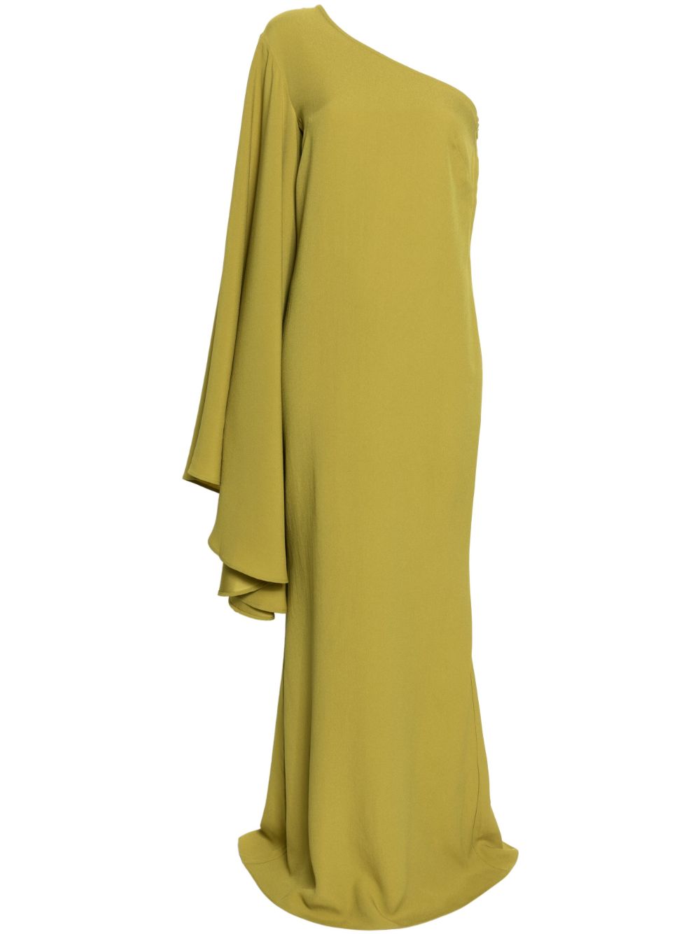 Sifnos one-shoulder gown - Green