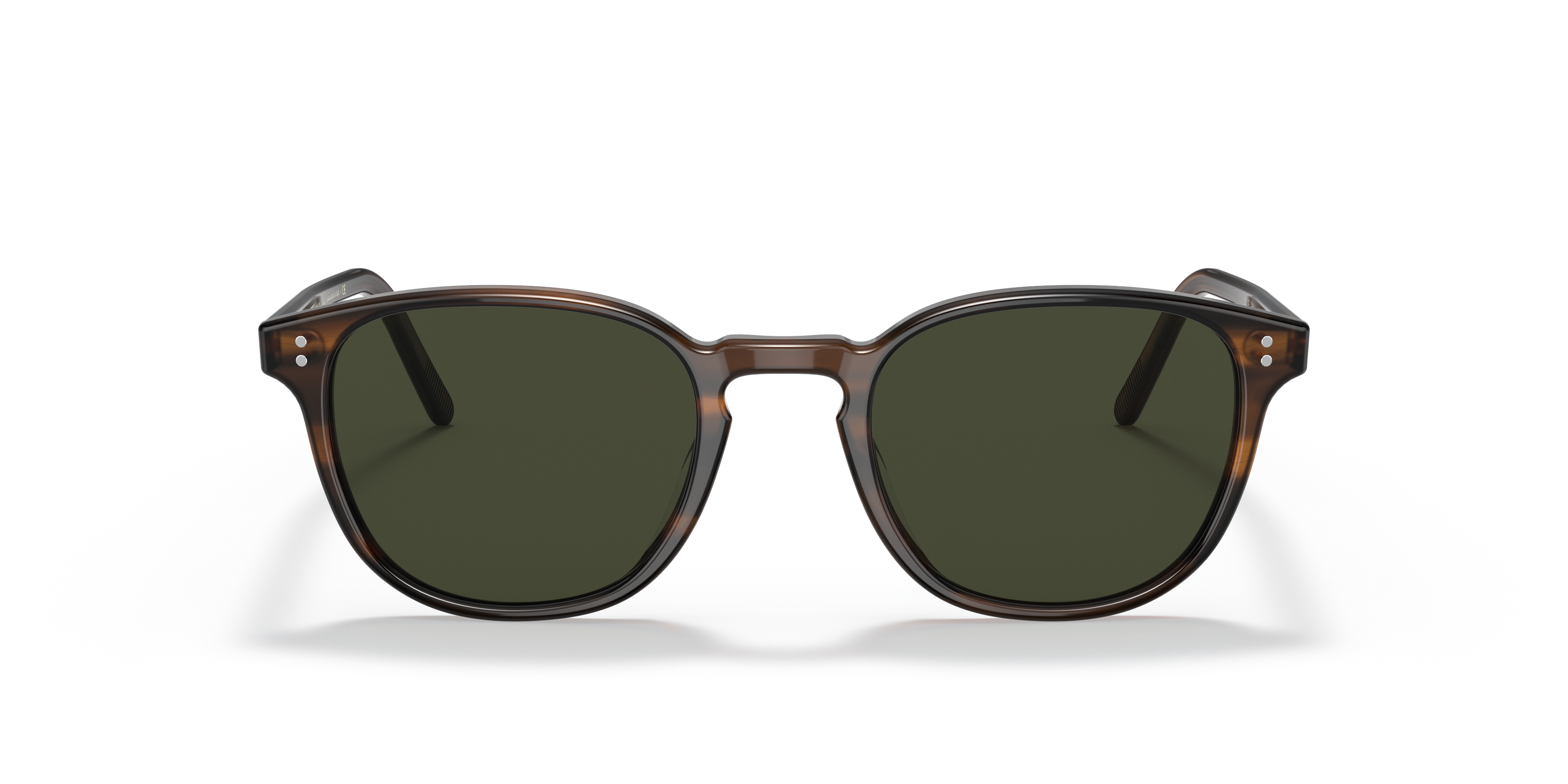 Oliver Peoples Man Oliver Peoples OV5219S FAIRMONT SUN 1724P1 Zonnebrillen Acetaat Bruin Groente Kwadraat Gepolariseerd