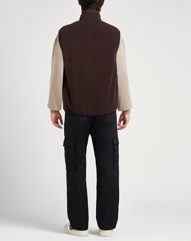 Man Vest Brown Size S Polyester, Nylon, Polyurethane