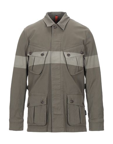 Man Jacket Military green Size M Cotton, Elastane