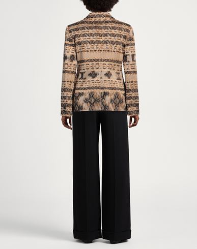 Momoní Woman Blazer Sand Size 6 Cotton, Silk, Polyamide