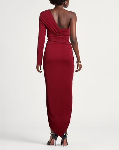 Woman Maxi dress Brick Size 8 Viscose, Elastane