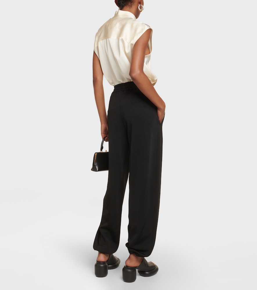 Wool-blend sweatpants