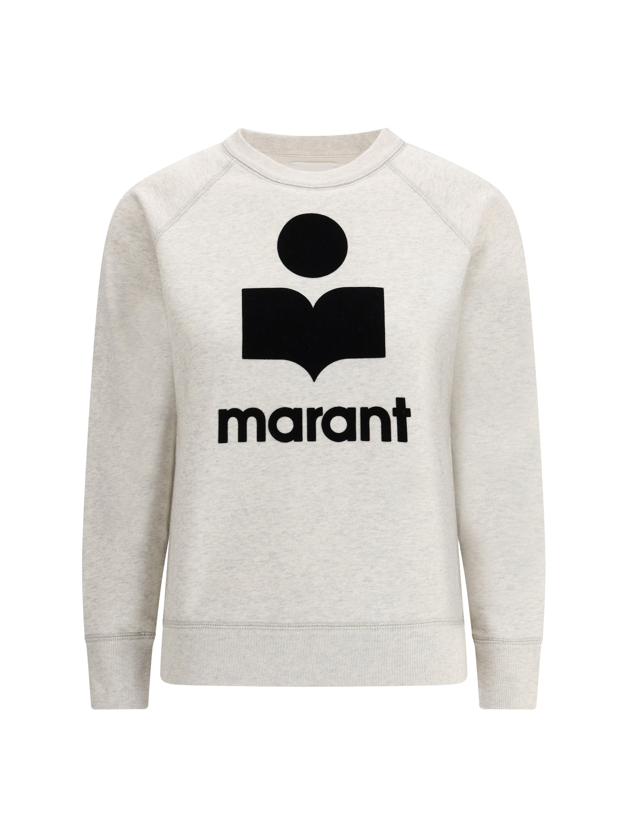 Logo-Printed Cotton Sweatshirt — Beige