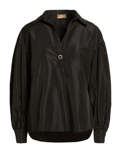 Woman Top Black Size 6 Acrylic, Polyester