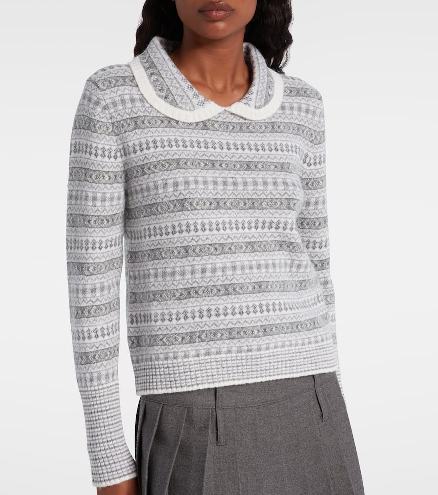 Fair Isle wool-blend jacquard sweater