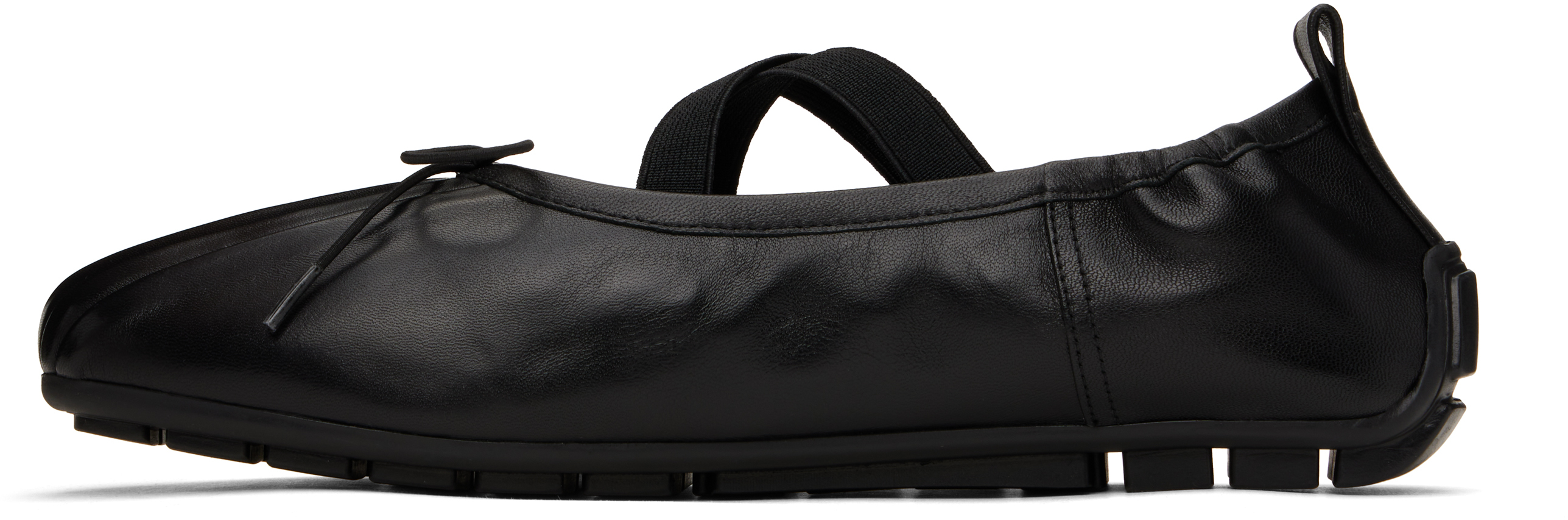 Simone Rocha Black Grip Ballerina Flats