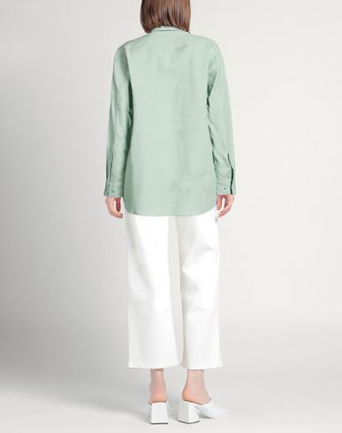 Woman Shirt Sage green Size XS Linen