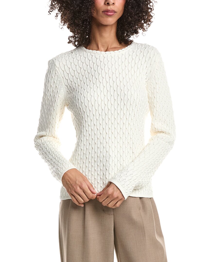 Rib Cable Knit Cashmere Cardigan